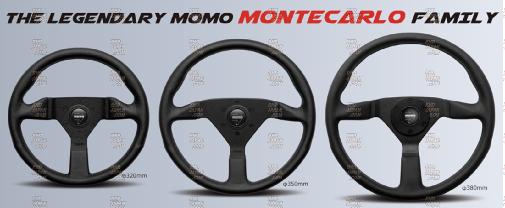 MOMO Montecarlo Steering Wheel - 380mm - RHDJapan